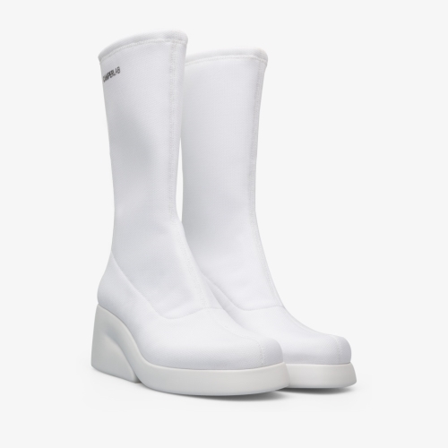 Camper Kaah Womens Ankle Boots US-38607 White Clearance USA